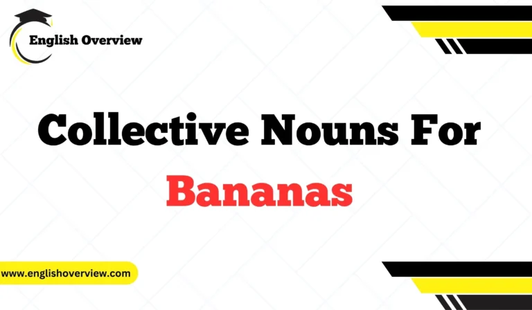 Collective Nouns For Bananas