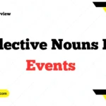 Collective Nouns For Events