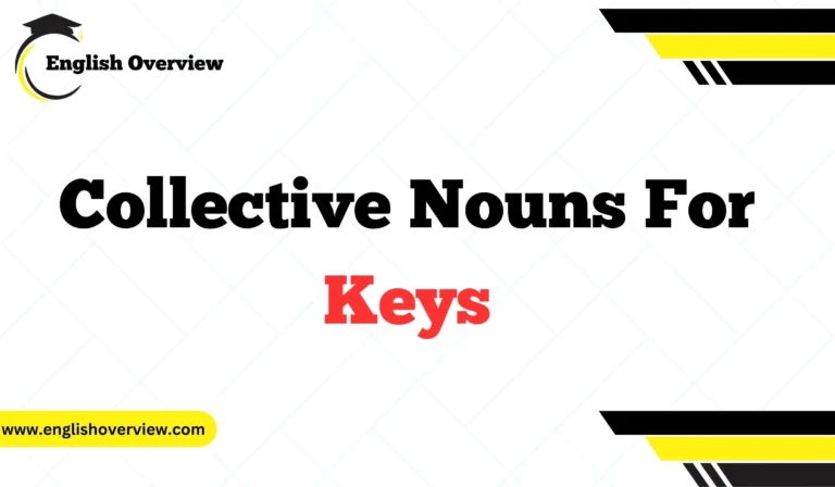 Collective Nouns For Keys