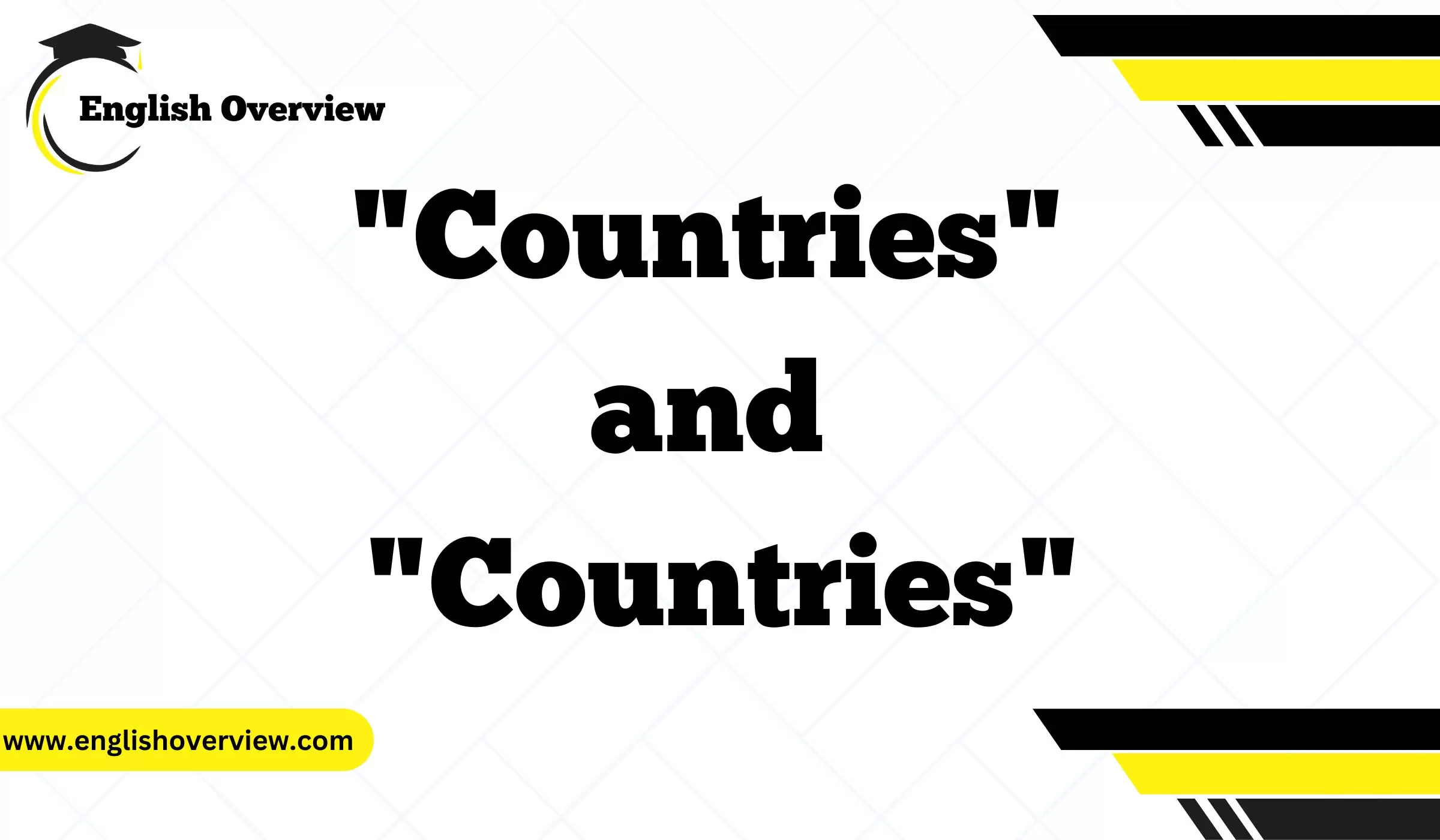 Understanding "Country’s," "Countries’," and "Countries": A Simple Guide