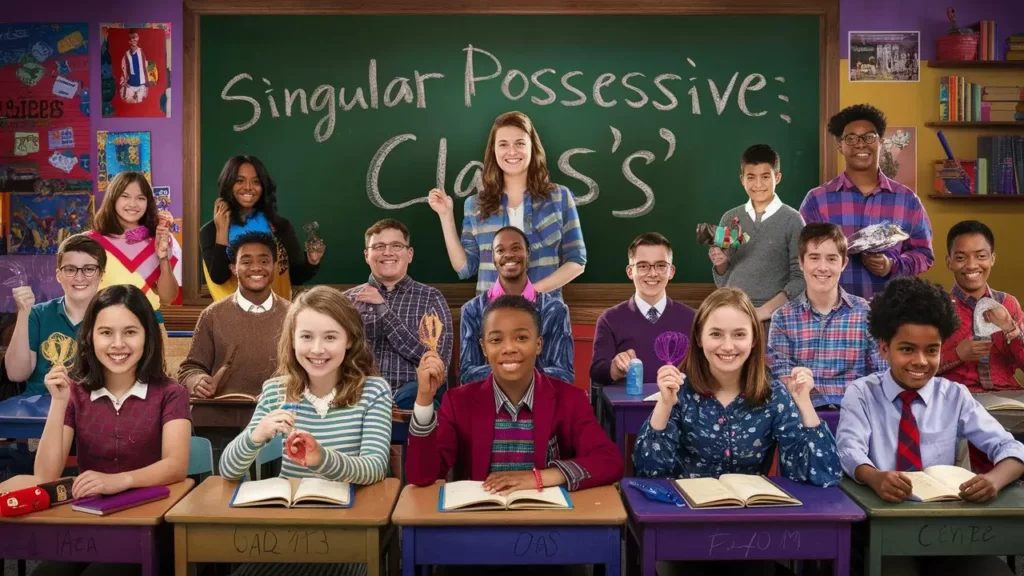 Singular Possessive: Class's
