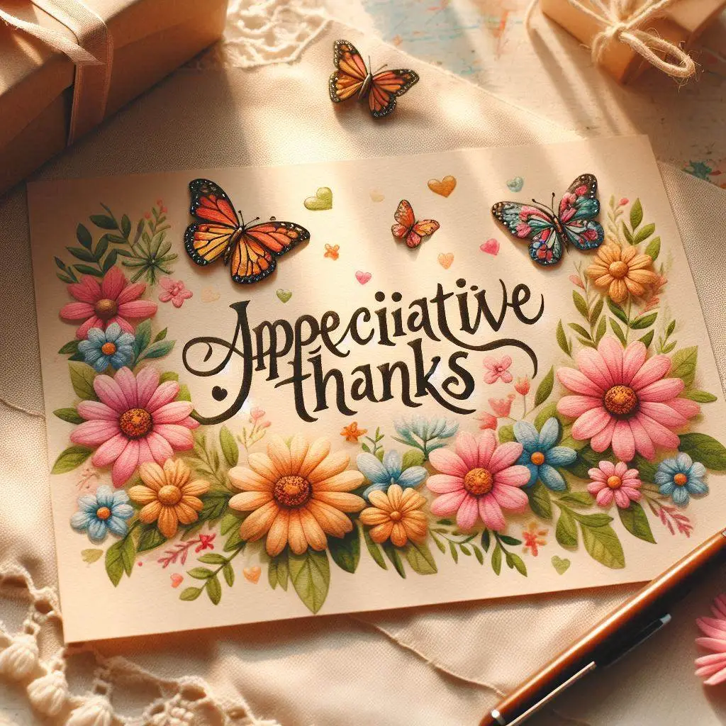 Appreciative Thanks