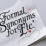 Formal Synonyms for “Etc.”