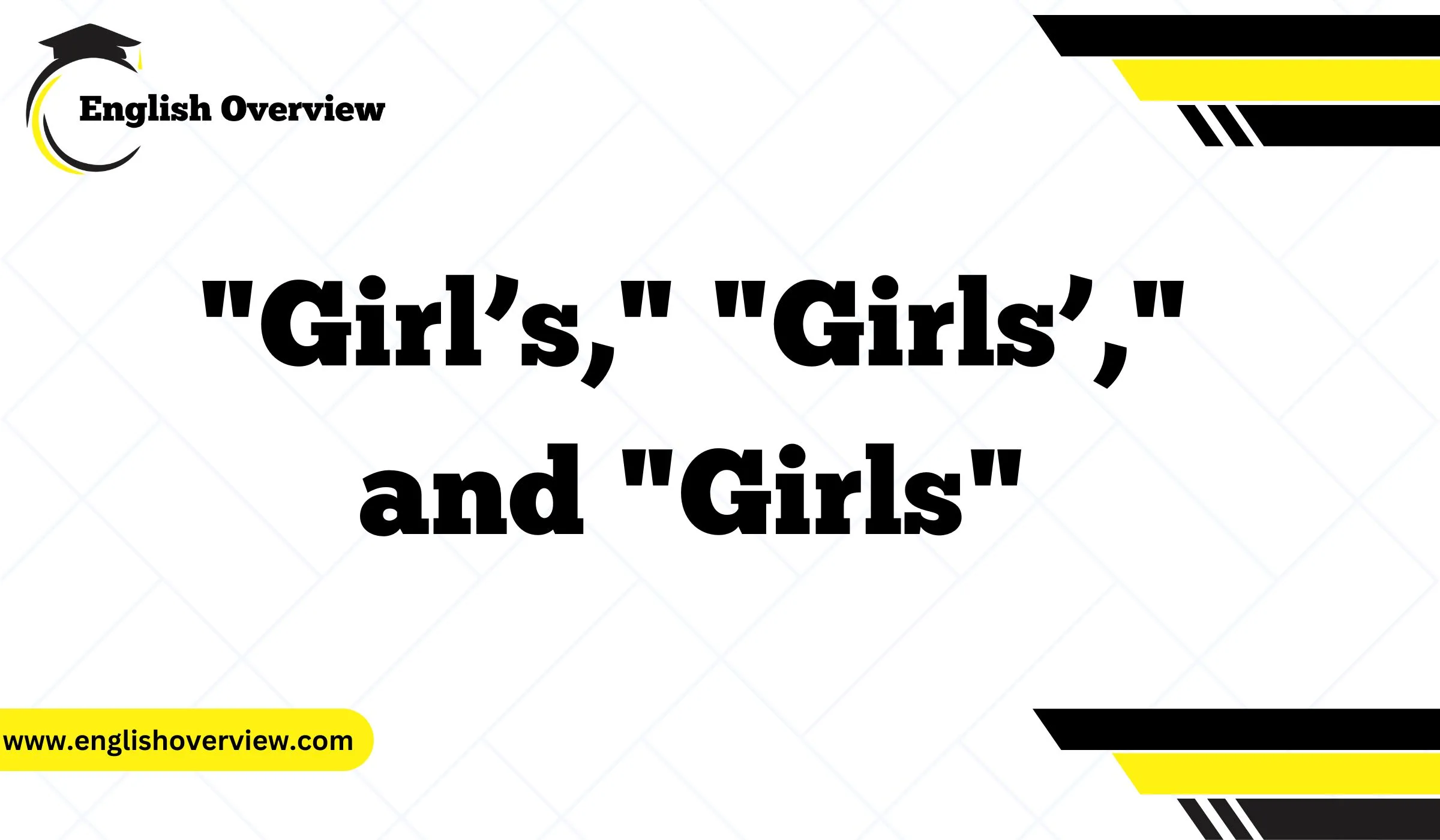Understanding "Girl’s," "Girls’," and "Girls": A Simplified Guide