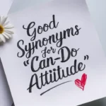 Good Synonyms for “Can-Do Attitude”