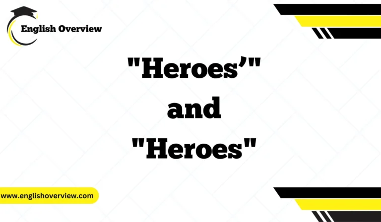 "Heroes’", and "Heroes"