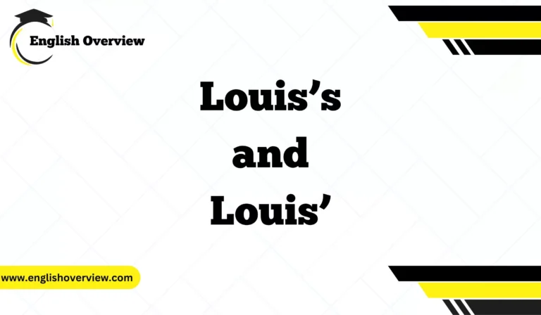 Louis’s and Louis’