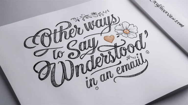 Other Ways to Say “Understood” in an Email
