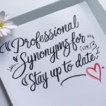 Professional Synonyms for “Stay Up to Date”