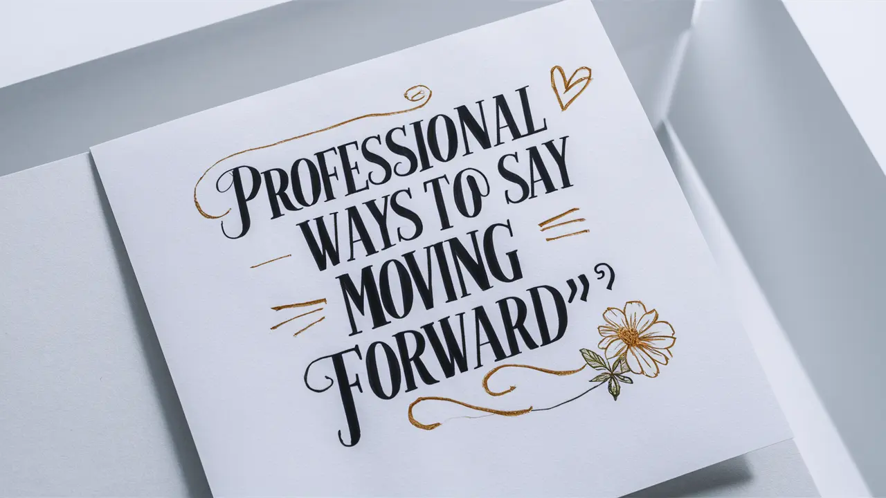20 Professional Ways to Say “Moving Forward”