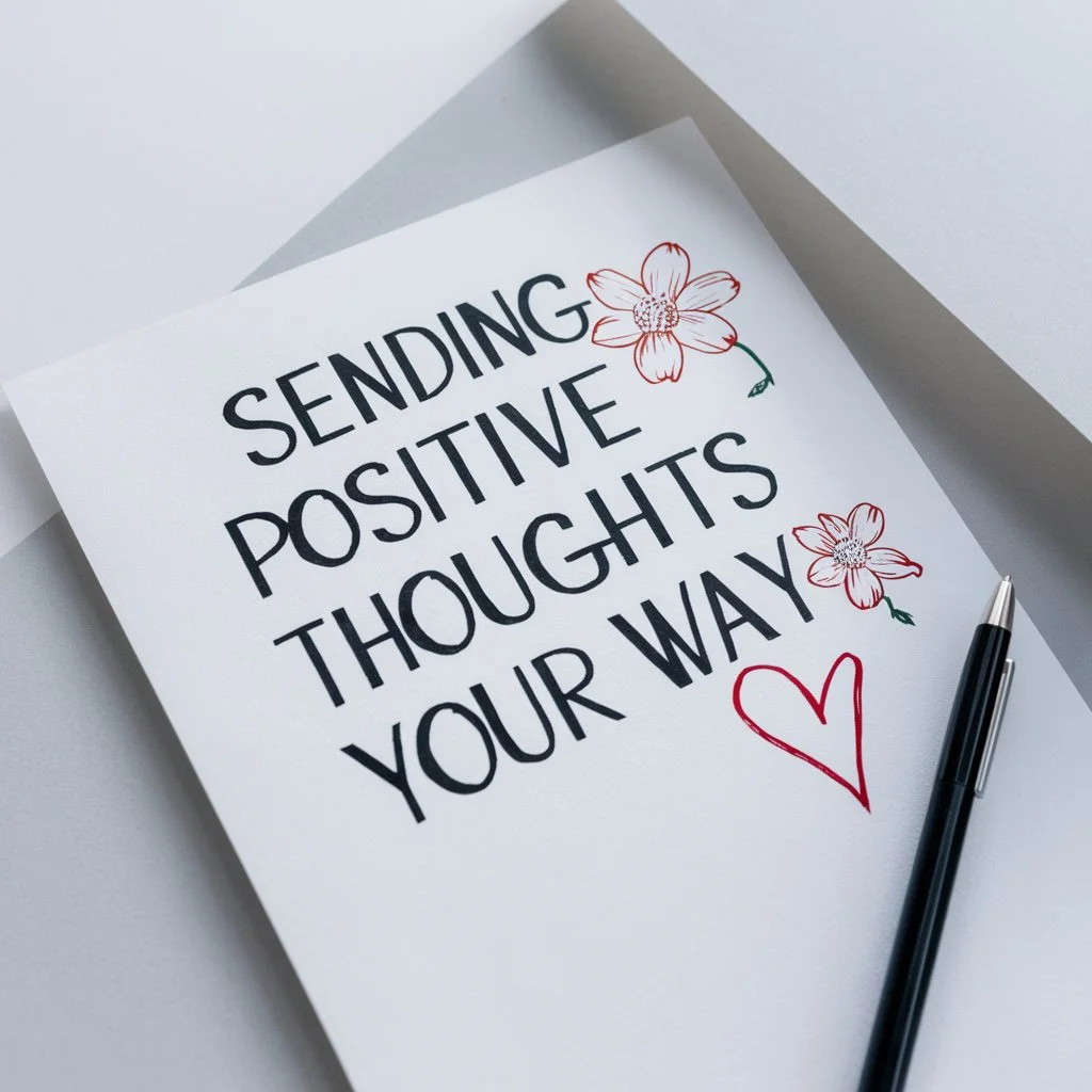 Sending Positive Thoughts Your Way