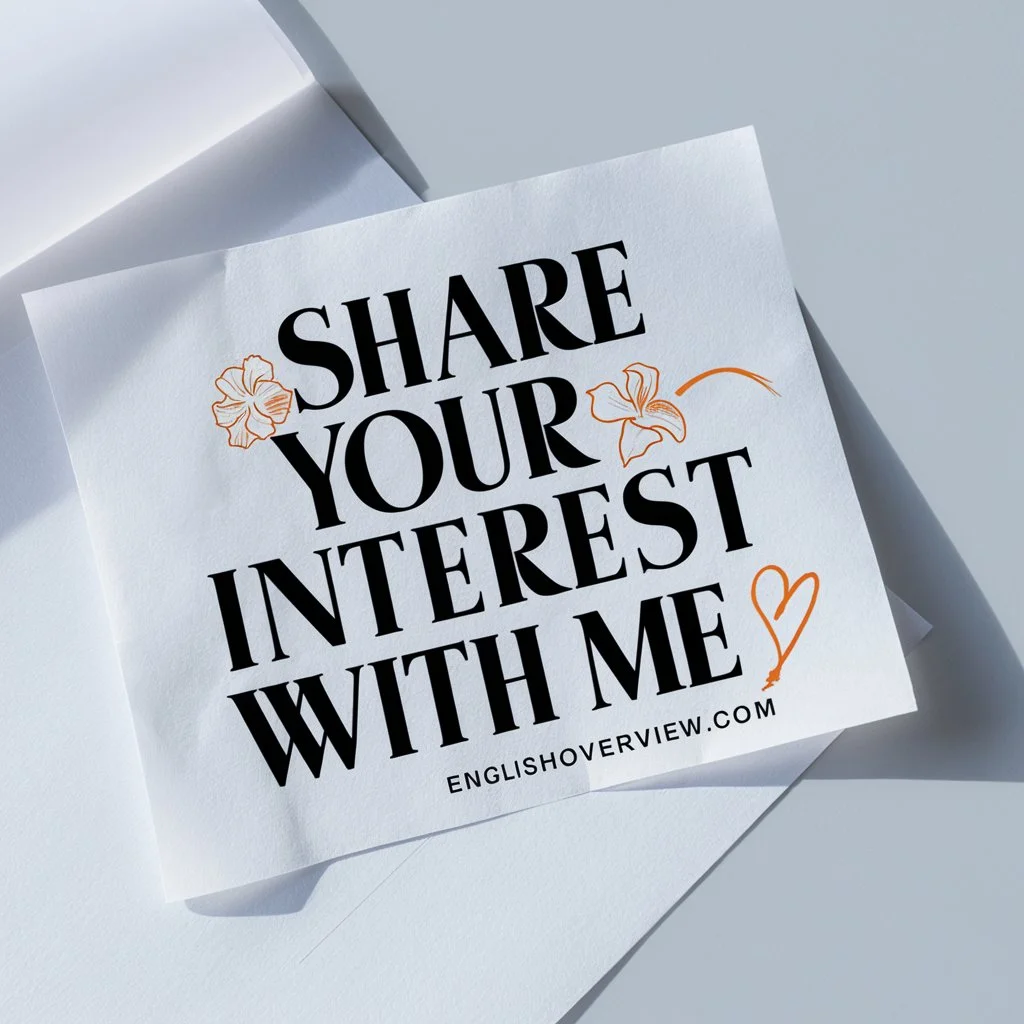 Share Your Interest with Me