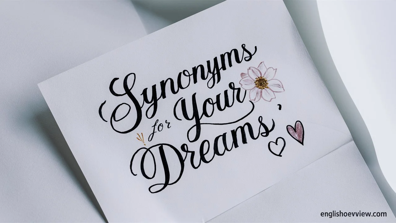 Synonyms for “Follow Your Dreams”