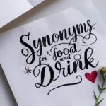 Synonyms for “Food and Drink”