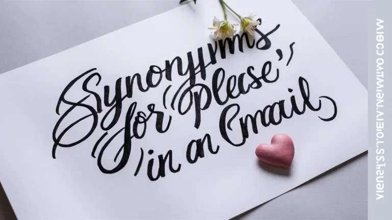 20 Synonyms for “Please” in an Email