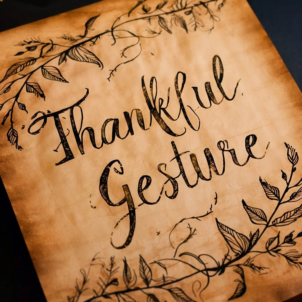 Thankful Gesture