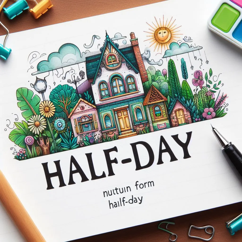 The Noun Form: Half-Day