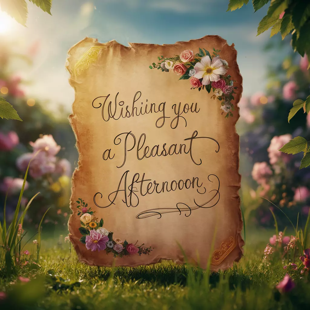 Wishing You a Pleasant Afternoon
