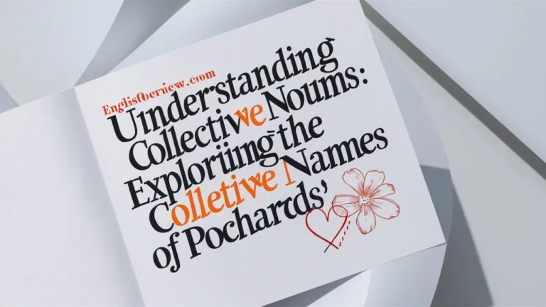 Understanding Collective Nouns: Exploring the Collective Names of Pochards